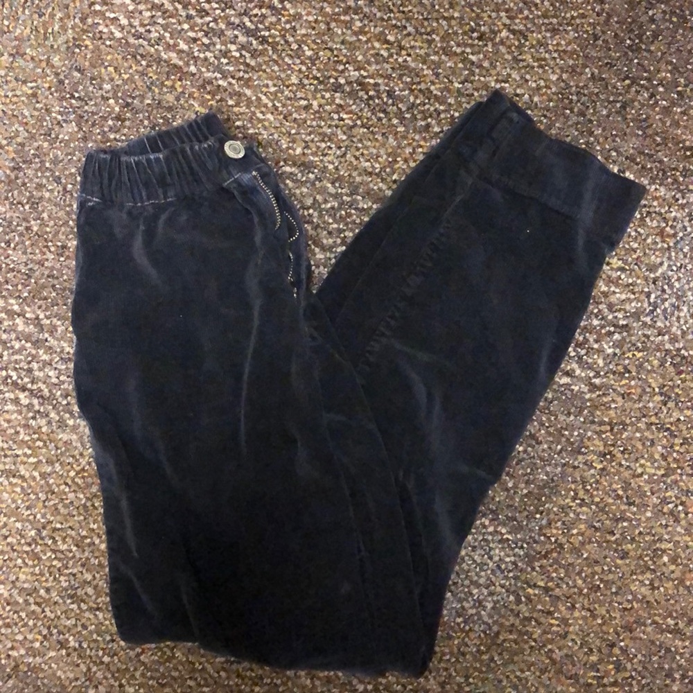 dark navy blue corduroy tilden pants